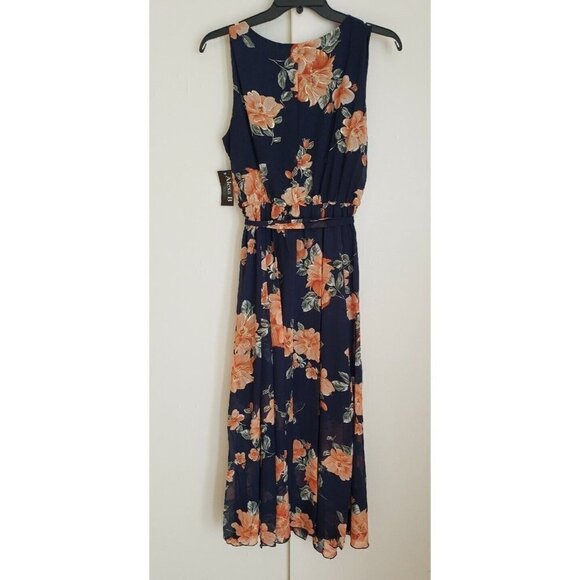 NWT ALEXA B NIGHT MAXI  SEQUIN FLOWER DRESS SZ 14 - Picture 5 of 7